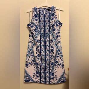 Banana Republic Blue and White Floral Dress